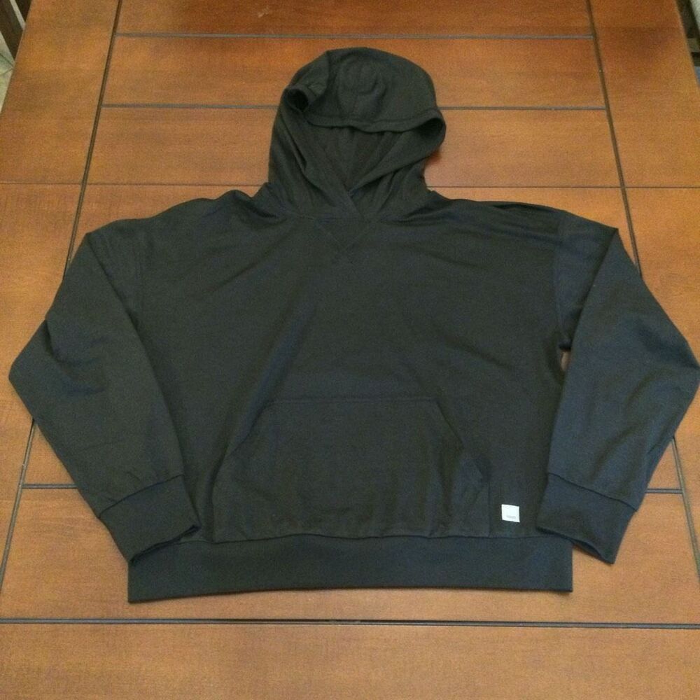 Vuori Black Hooded Sweatshirt